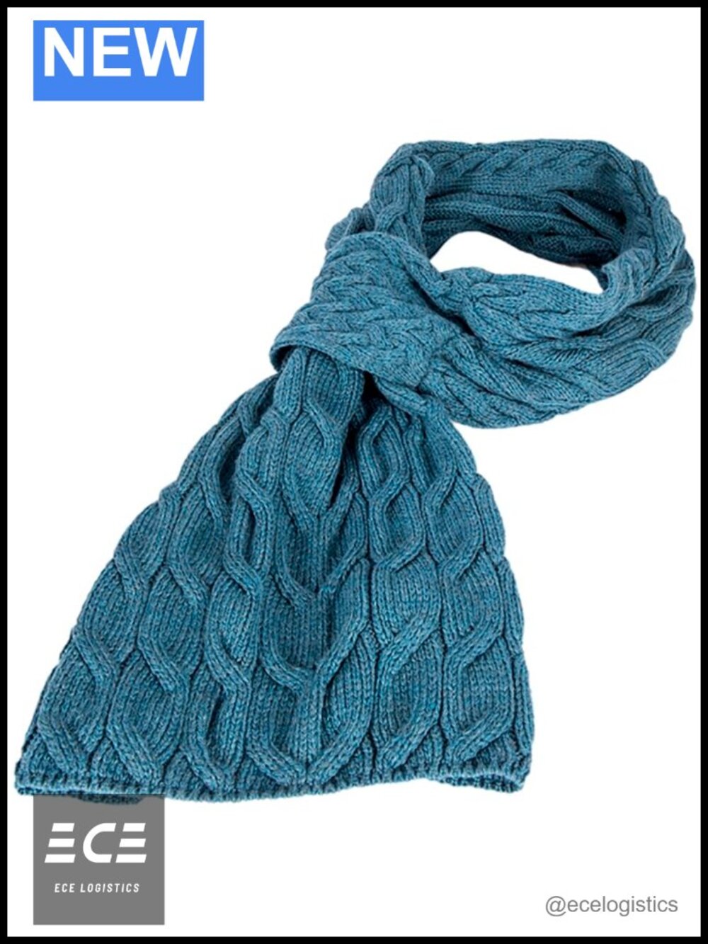 Merino Wool Cable Knit Shawl One Size Pull Through Supersoft Wrap